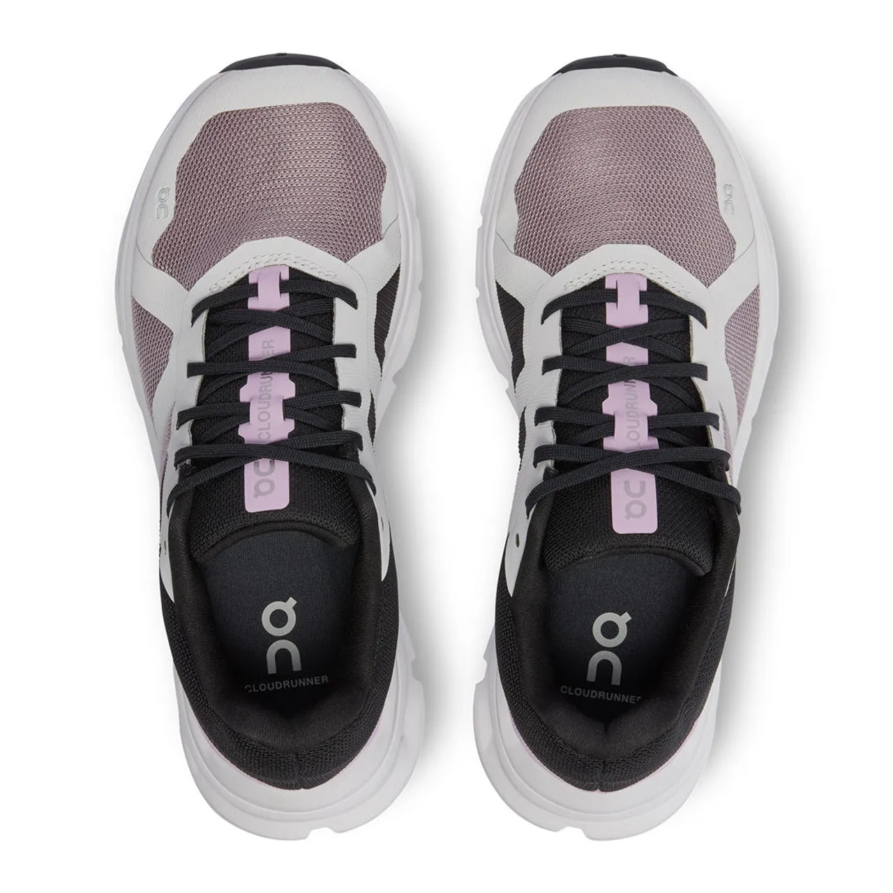 'On Running' Women's Cloudrunner - Heron / Black