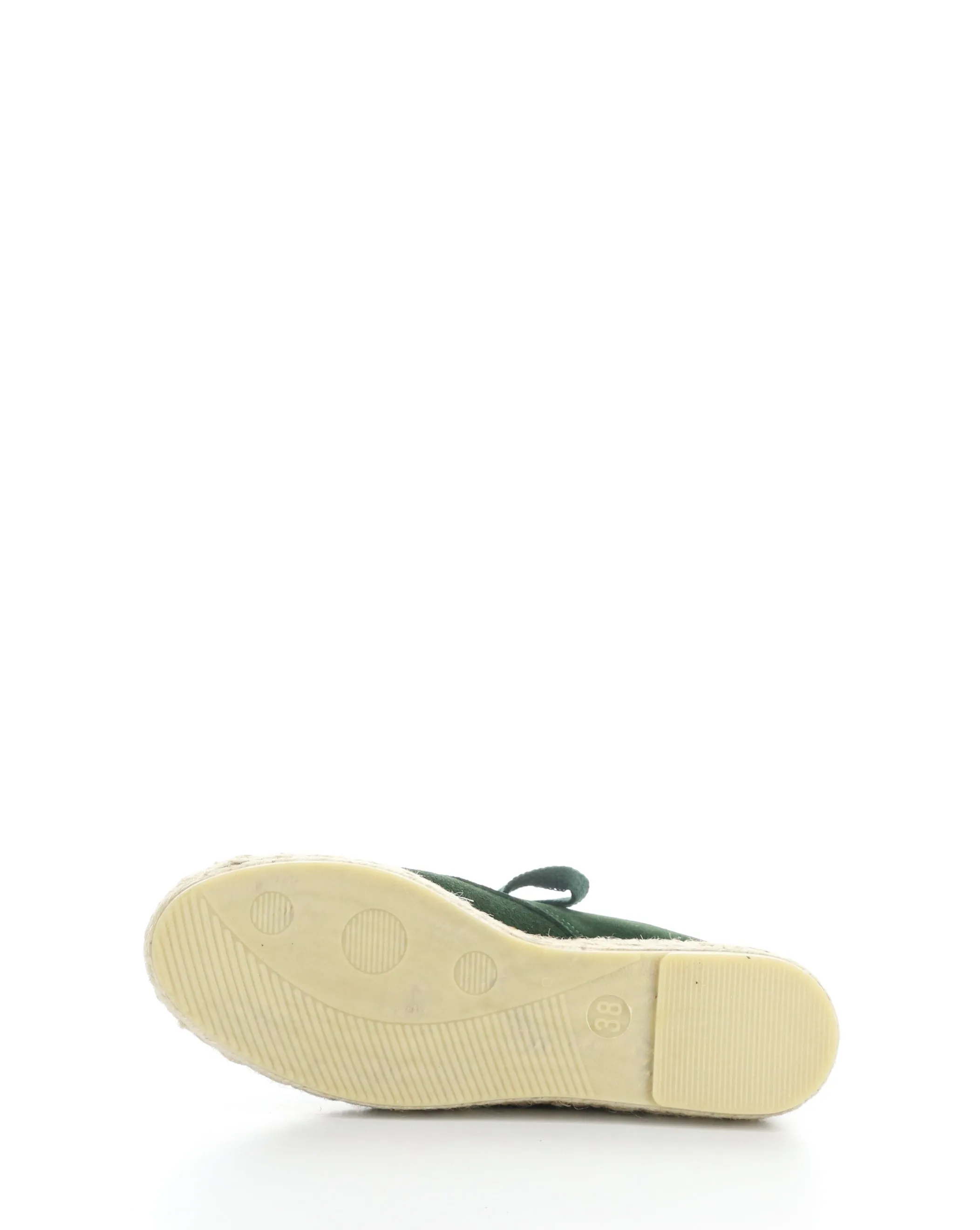 PETH525FLY 001 DARK GREEN Lace-up Shoes