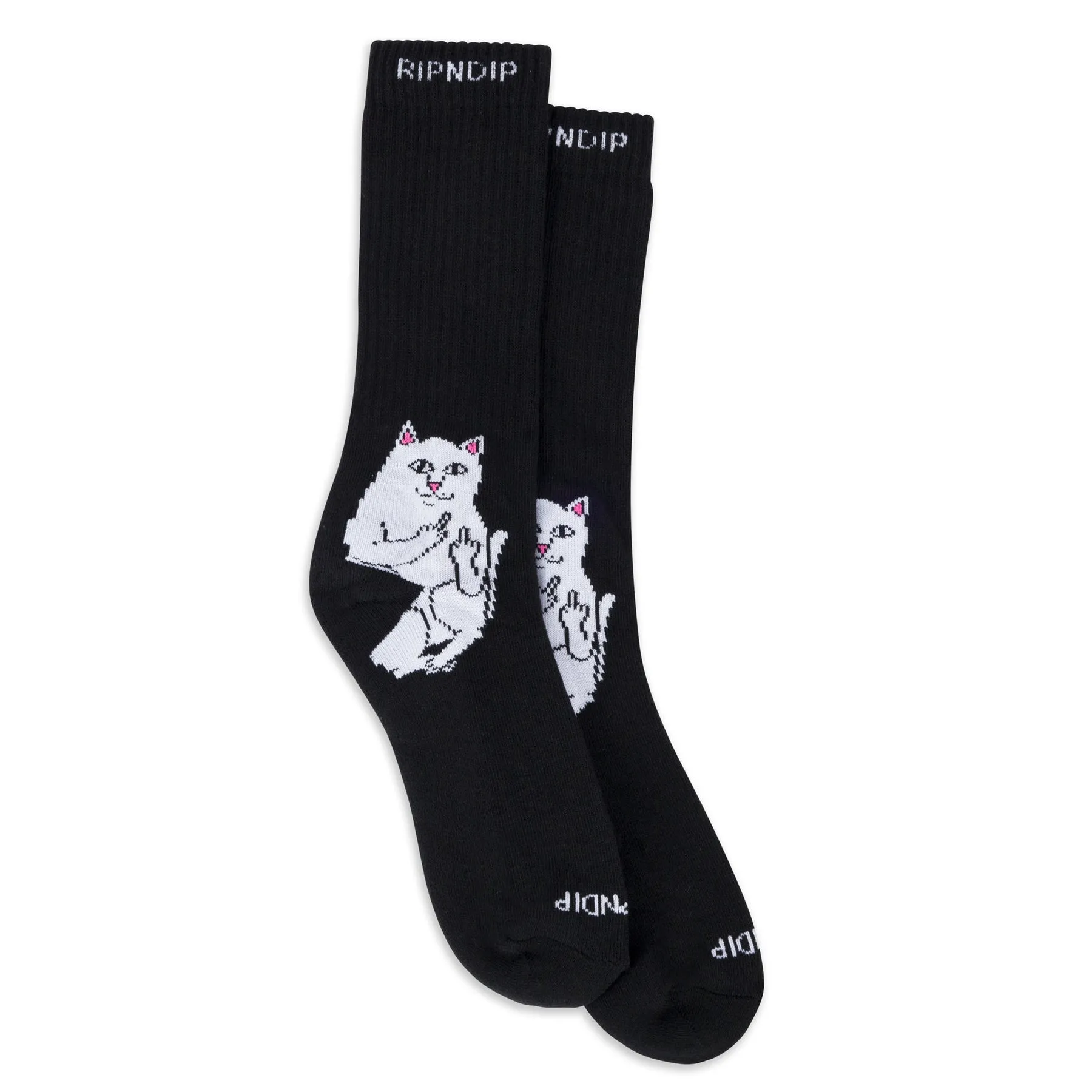 RIPNDIP Lord Nermal Socks (Black Heather)