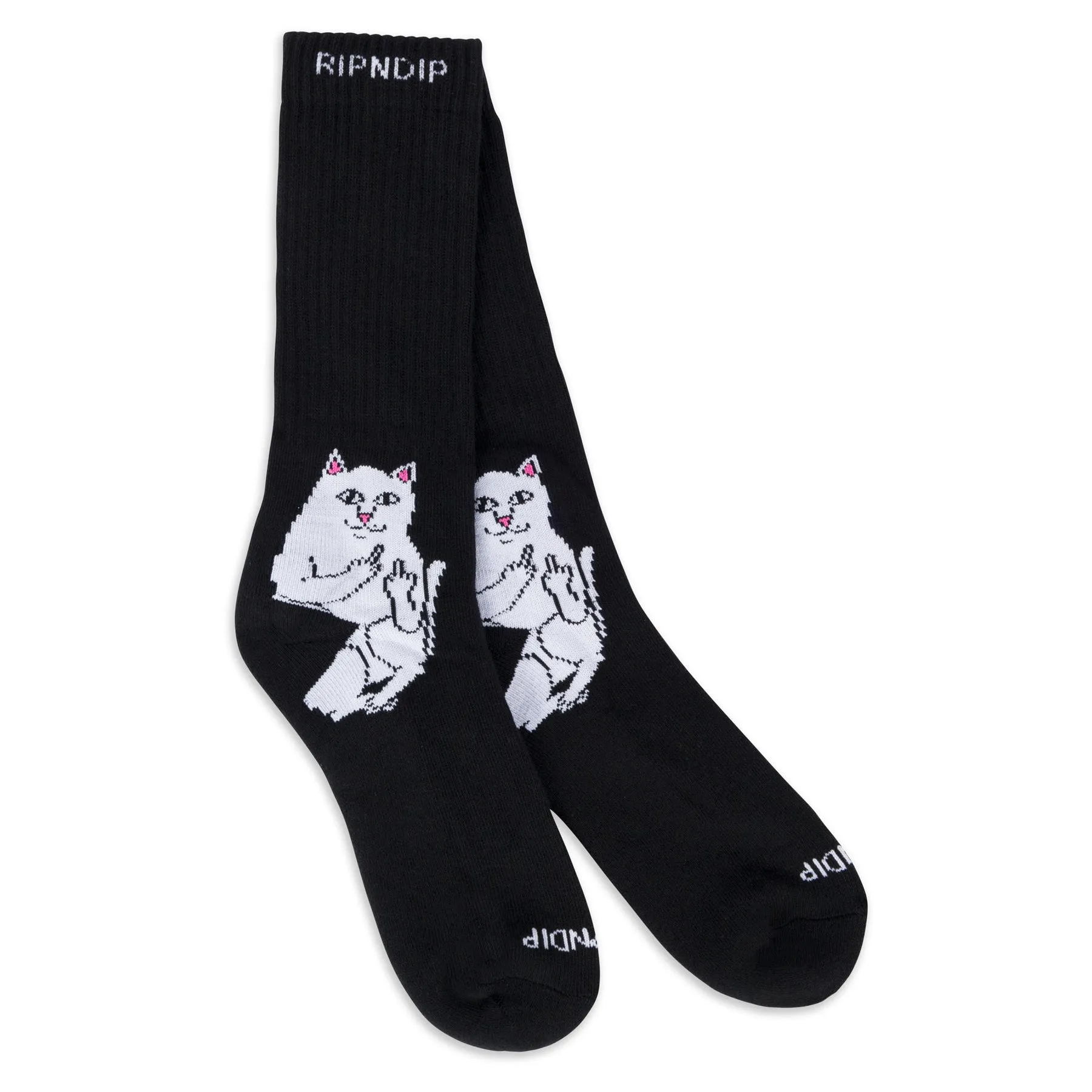 RIPNDIP Lord Nermal Socks (Black Heather)