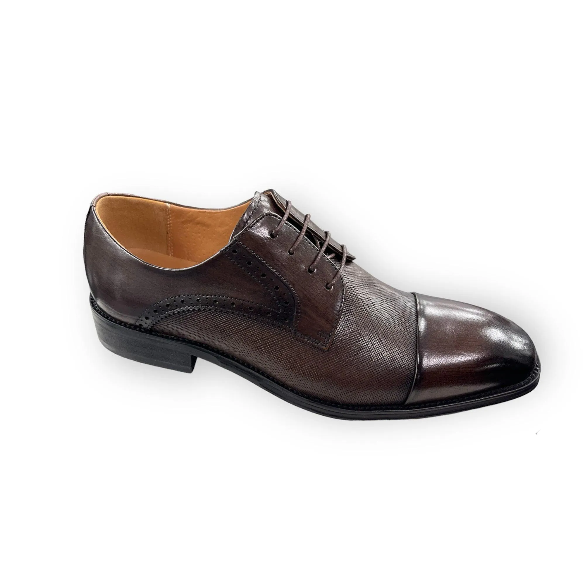 Sergio Duletti Erling Smart Leather Shoes Coffee