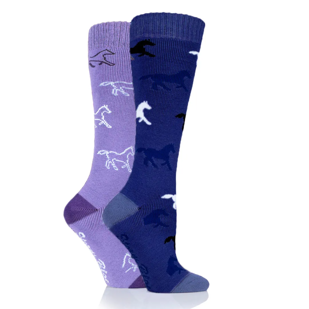 Storm Bloc Ladies Medium Weight Goodwood Horse Long Socks