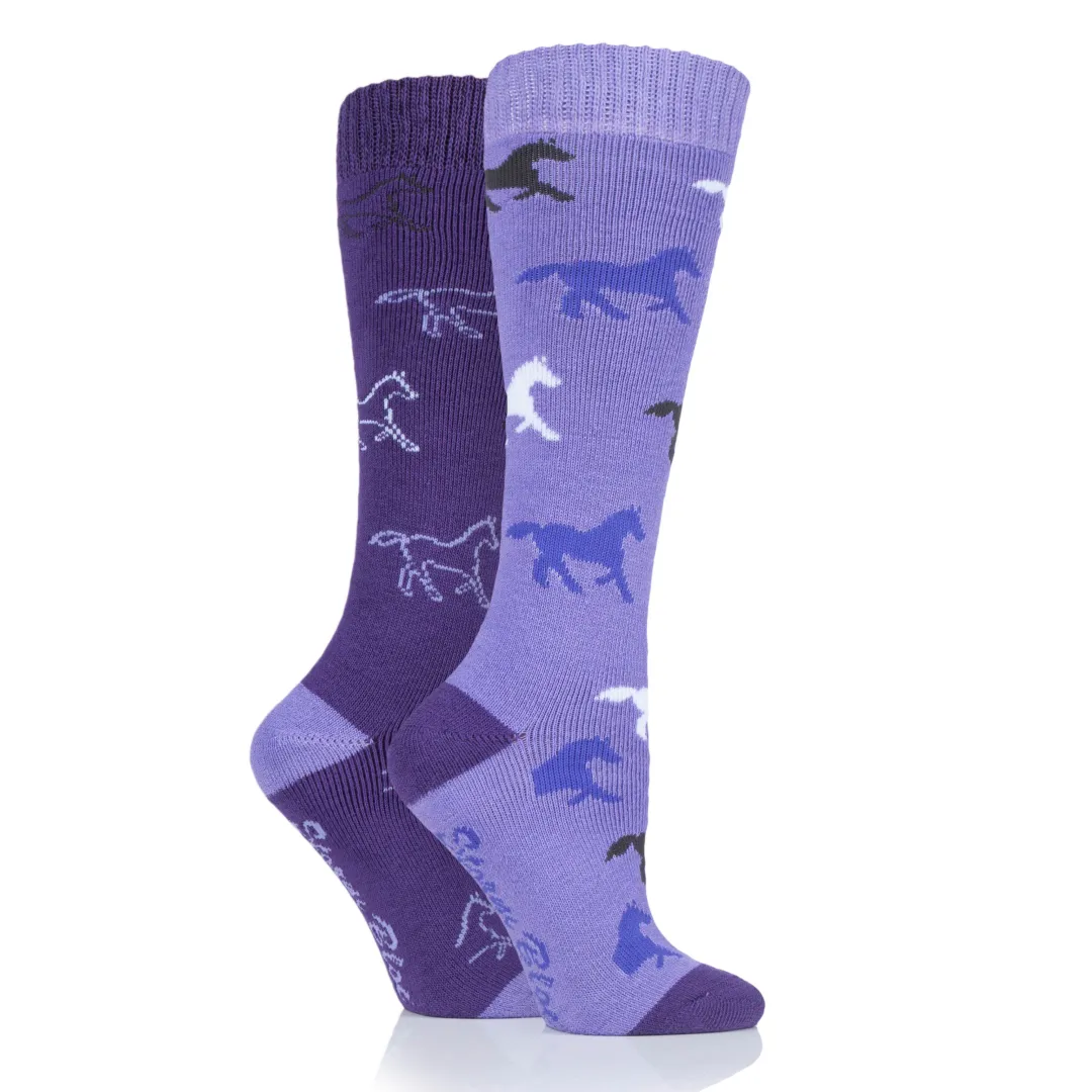 Storm Bloc Ladies Medium Weight Goodwood Horse Long Socks