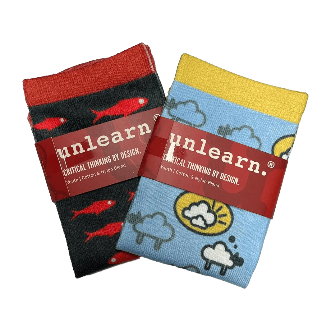 unlearn Funky Kids Sock Pack