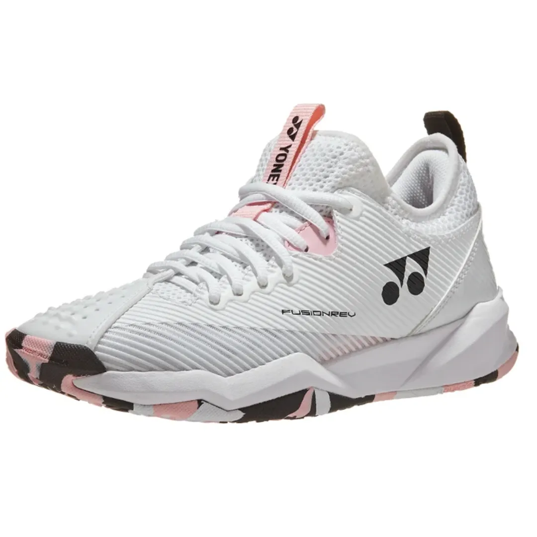 Yonex Fusion Rev 4 Women 2022 All Court Tennis Shoes - White/Pink